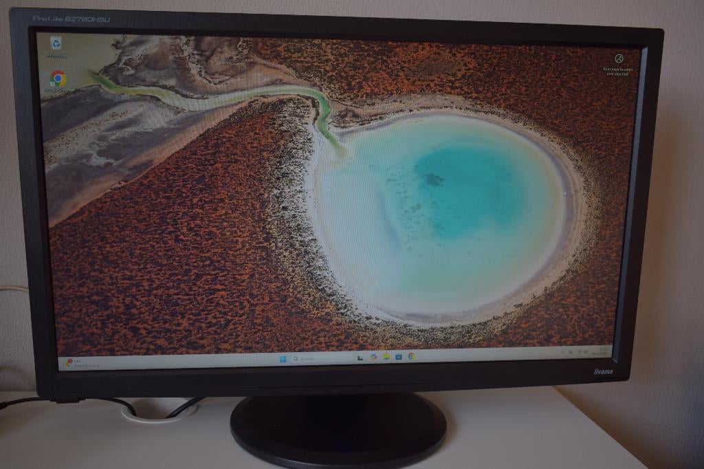 iiyama 27 inch monitor, Gebruikt, Full HD, Ophalen of Verzenden, HDMI