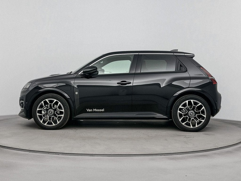 Renault 5 comfort range Roland-Garros 150Pk 52 kWh | Google, Auto's, Renault, Leder en Stof, Zwart, Origineel Nederlands, Automatische klimaatregeling