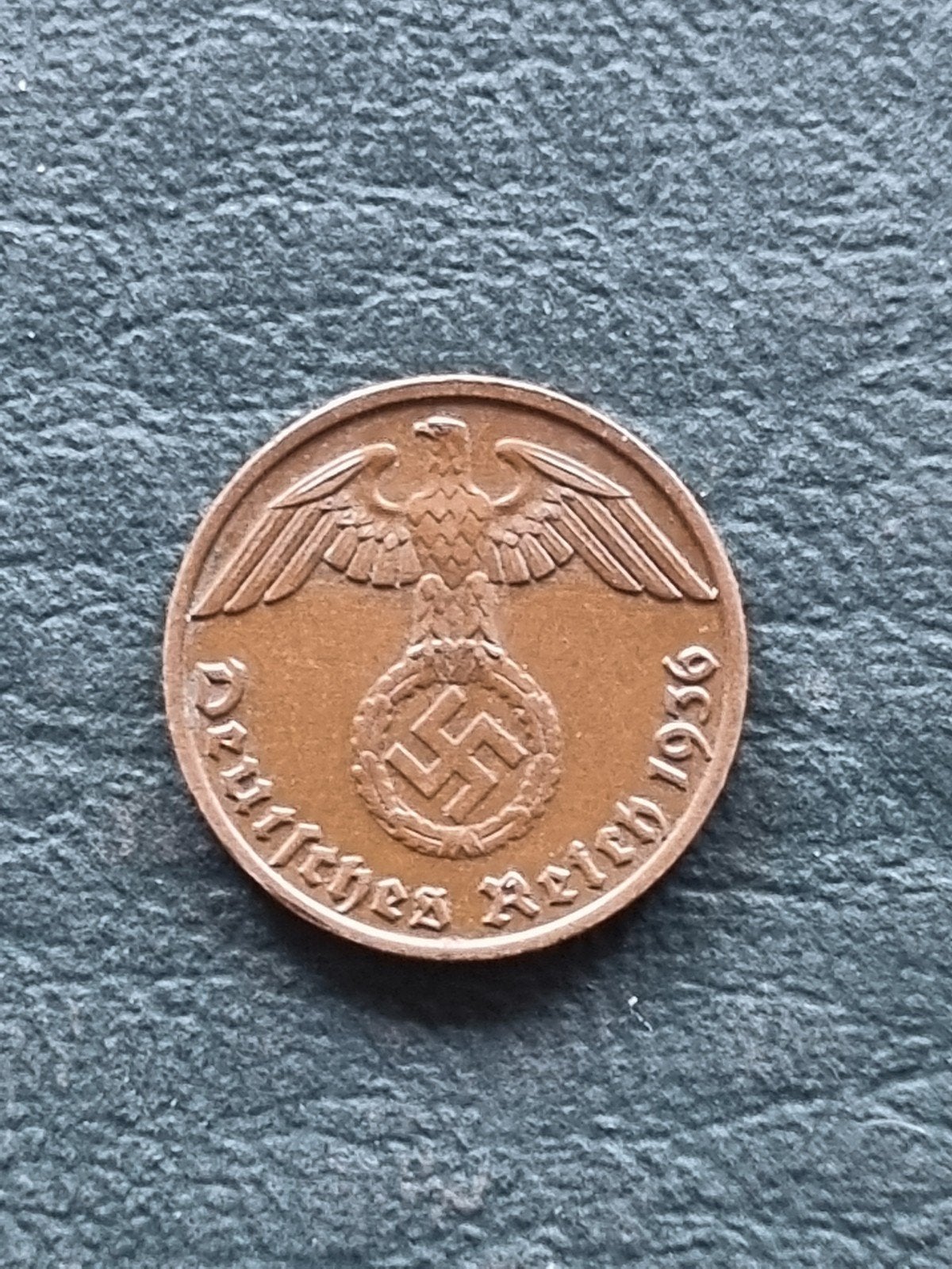 Duitsland 1 reichspfennig 1936 E met hakenkruis, Ophalen of Verzenden, Duitsland