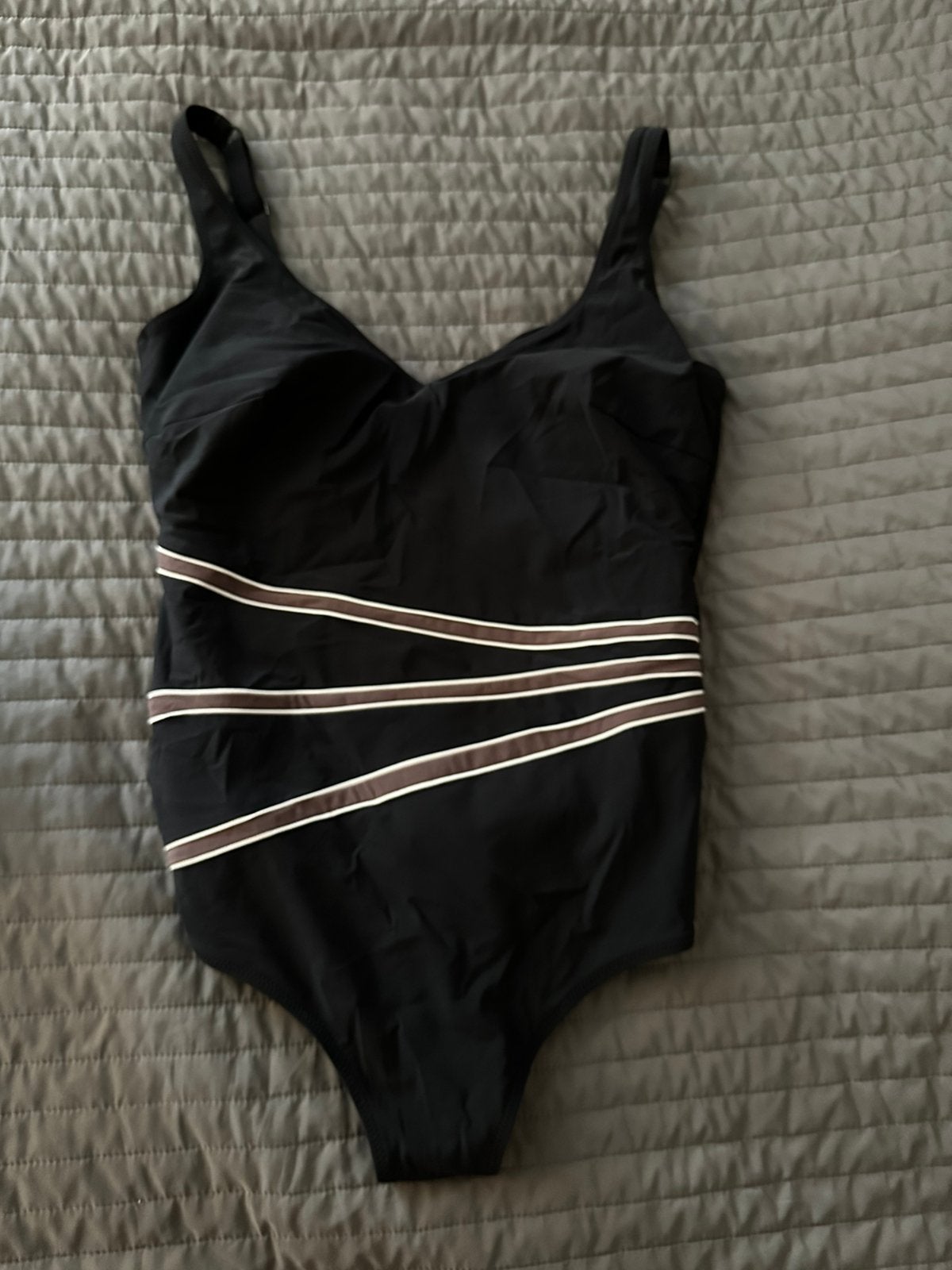 Anita badpak in maat 42E met beugels, zgan, Kleding | Dames, Ophalen of Verzenden, Zo goed als nieuw, Zwart, Badpak