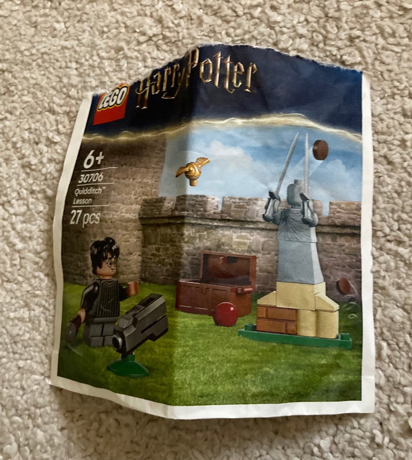 Harry Potter zwerkbal setje, Lego, Harry Potter, Ophalen of Verzenden, Zo goed als nieuw