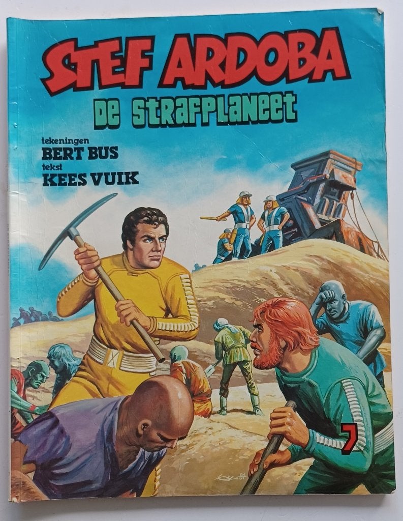 stef ardoba de strafplaneet, Boeken, Gelezen, Kees vuik, Eén stripboek, Ophalen of Verzenden