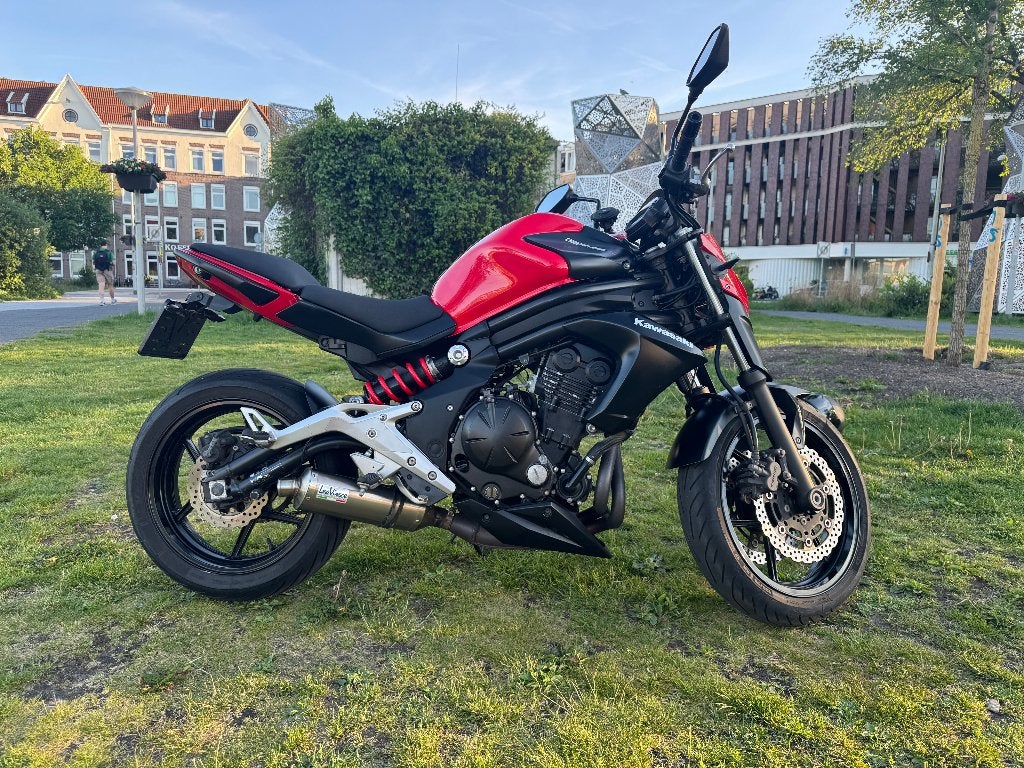 Kawasaki ER6n 2016 ABS – 35 kW – rijklaar - veel accessoires, Motoren, 2 cilinders, 649 cc, Gebruikt, Particulier