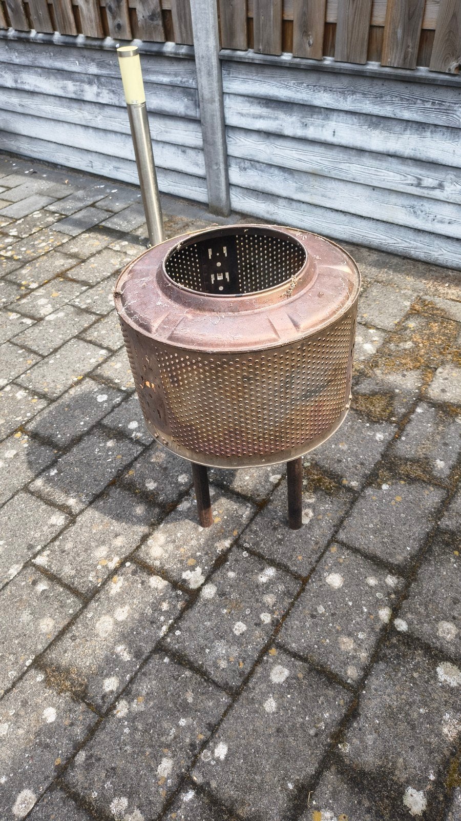 Unieke vuurkorf van wasmachinetrommel, Tuin en Terras, Ophalen, Gebruikt, Vuurkorf