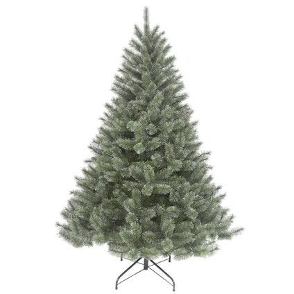 Kunstkerstboom Siberisch Winter - Groen - H 210cm, Diversen, Ophalen, Zo goed als nieuw