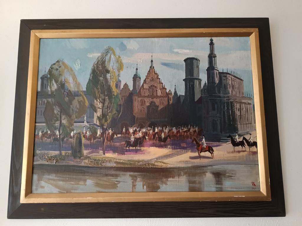 Olieverf uit Hongarije, Ophalen of Verzenden