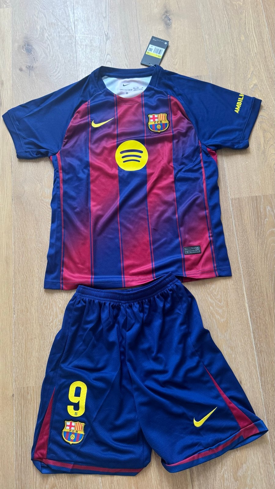 FC Barcelona Thuistenue Lewandowski #9 - Nieuw maat 164, Ophalen of Verzenden, Nieuw, Jongen