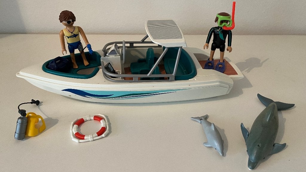 Playmobil Duiktrip met Speedboot (6981) + Rafting (6892), Complete set, Ophalen of Verzenden, Boot/Schip, Summer fun