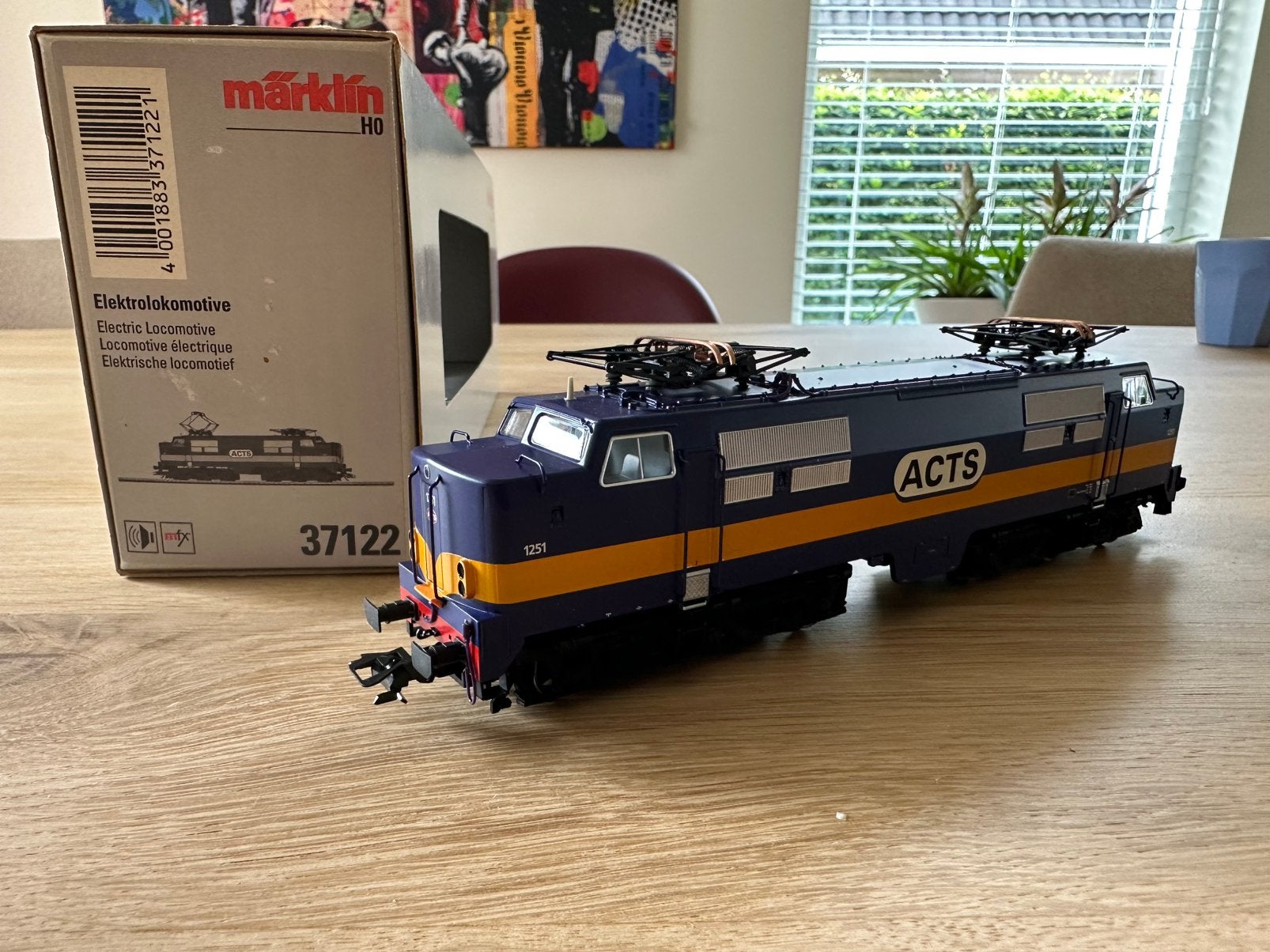 Marklin 37122 NS 1251 ACTS MFX sound in topstaat, Wisselstroom, Locomotief, -, -