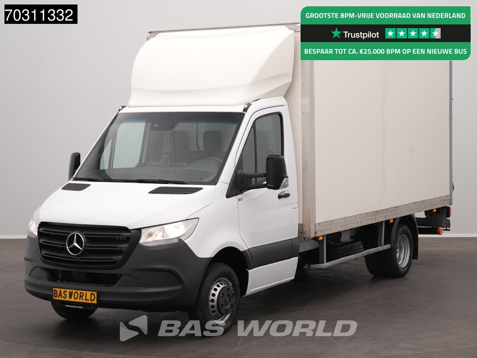 Mercedes Sprinter 515 CDI Automaat Laadklep Dubbellucht Bakw, Auto's, Bestelauto's, Automaat, Stof, Gebruikt, Euro 6