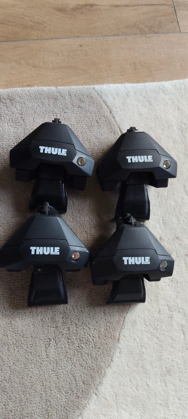 Thule Evo dakdrager voetenset (4 stuks), Ophalen of Verzenden, Gebruikt