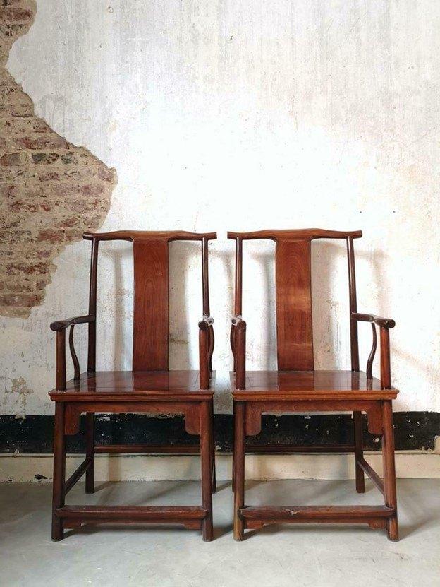 Antieke HuangHuali chinese stoelen  6 stuks, Antiek en Kunst, Antiek | Meubels | Stoelen en Banken, Ophalen
