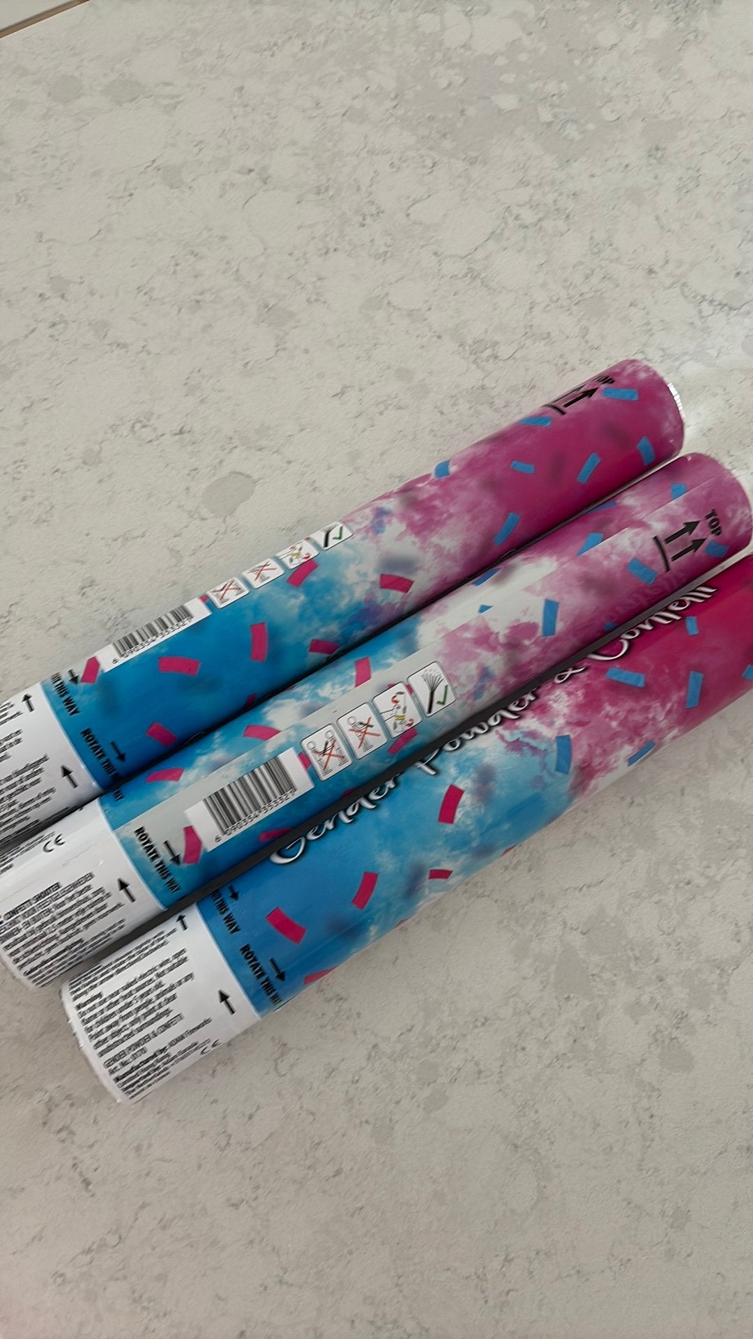 Gender reveal poppers, Ophalen of Verzenden, Geboorte of Huwelijk