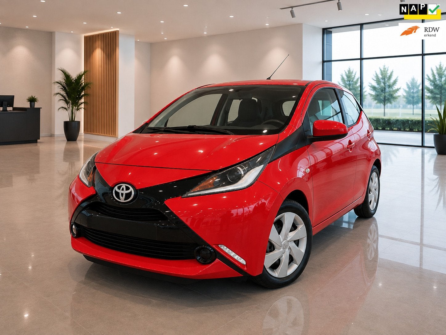 Toyota Aygo 1.0 ( Actie t/m €500 korting ) BTW Auto 5D NAP, Auto's, Euro 5, 4 stoelen, Origineel Nederlands, Bedrijf