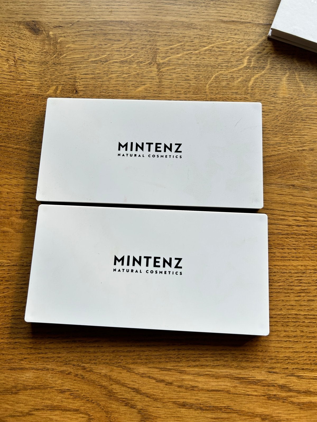 Mintenz Oogschaduw Paletten - Natuurlijke Cosmetica, Ophalen of Verzenden, Zo goed als nieuw, Make-up, Overige kleuren