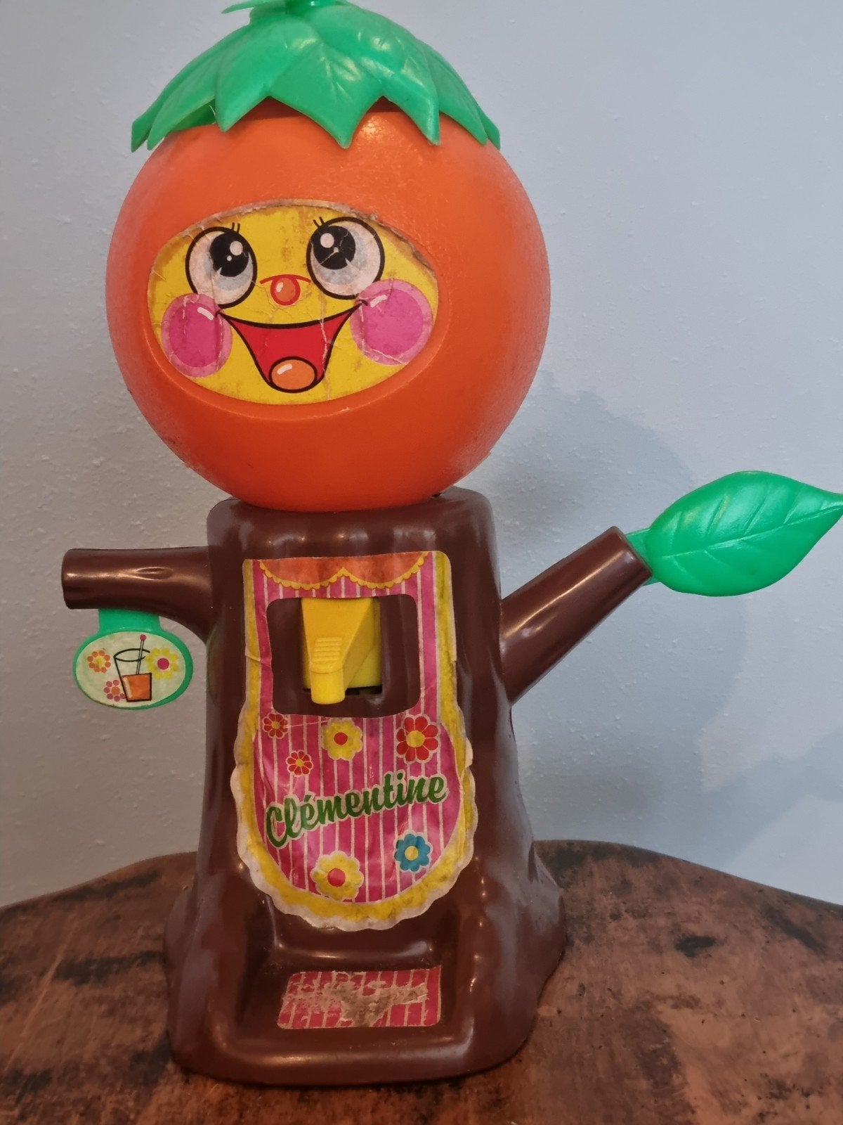 Vintage Clementine sapdispenser / speelgoed, Ophalen of Verzenden, Gebruikt