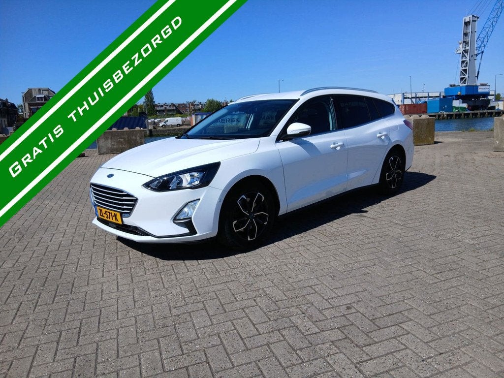 Ford Focus Wagon 1.0 Airco - Navi - Park Assist - NW APK - N, 101 pk, Gebruikt, Euro 6, 1283 kg