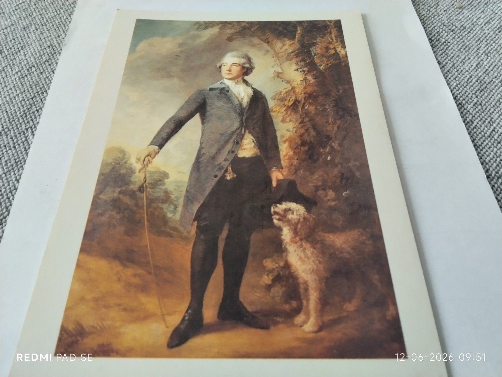 Ansichtkaart Thomas Gainsborough 1727/1788, Ophalen of Verzenden, Voor 1920, Ongelopen