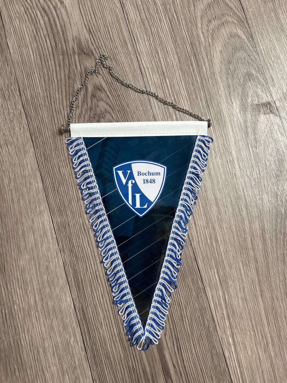 Vaantje VFL Bochum - Voetbalclub Bochum 1848, Verzamelen, Ophalen of Verzenden, Zo goed als nieuw, Buitenlandse clubs, Vaantje of Sjaal