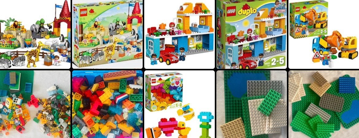 Grote doos DUPLO oa dierentuin, familie huis, bouwplaats, Ophalen, Compleet, Gebruikt, Overige thema's