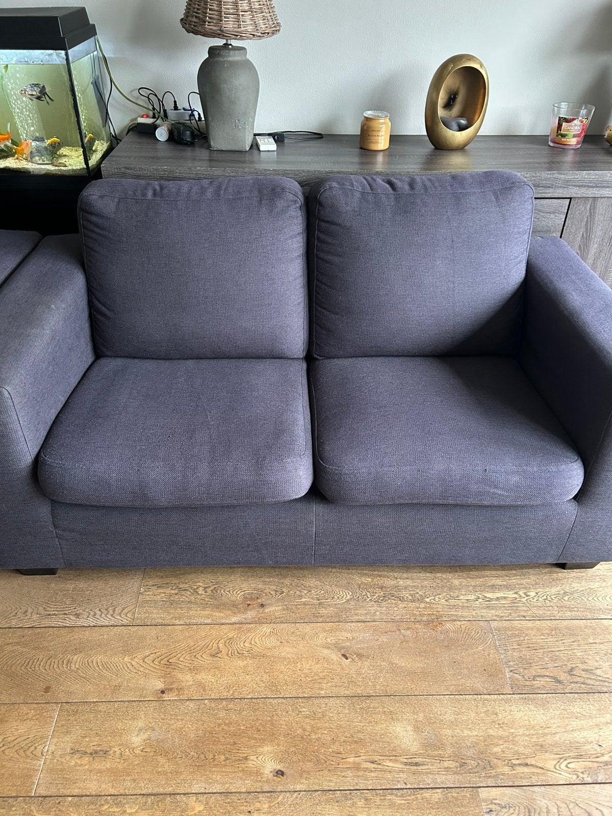 Banken 2x 2 zits, Ophalen, Gebruikt, Tweepersoons, 75 tot 100 cm