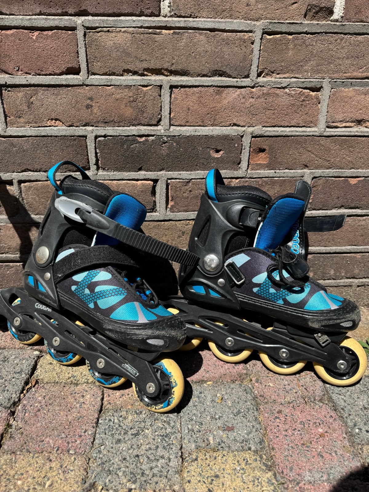 Cougar Inline Skates - Blauw/Zwart maat 35/38, Kinderen, Inline skates 4 wielen, Ophalen, Overige merken
