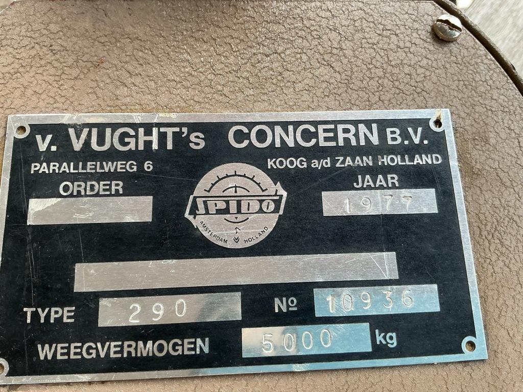 Vintage Spido trekkracht meter - 5000 kg - 1977, Ophalen of Verzenden, Gebruikt, Overige typen, 200 kg of meer