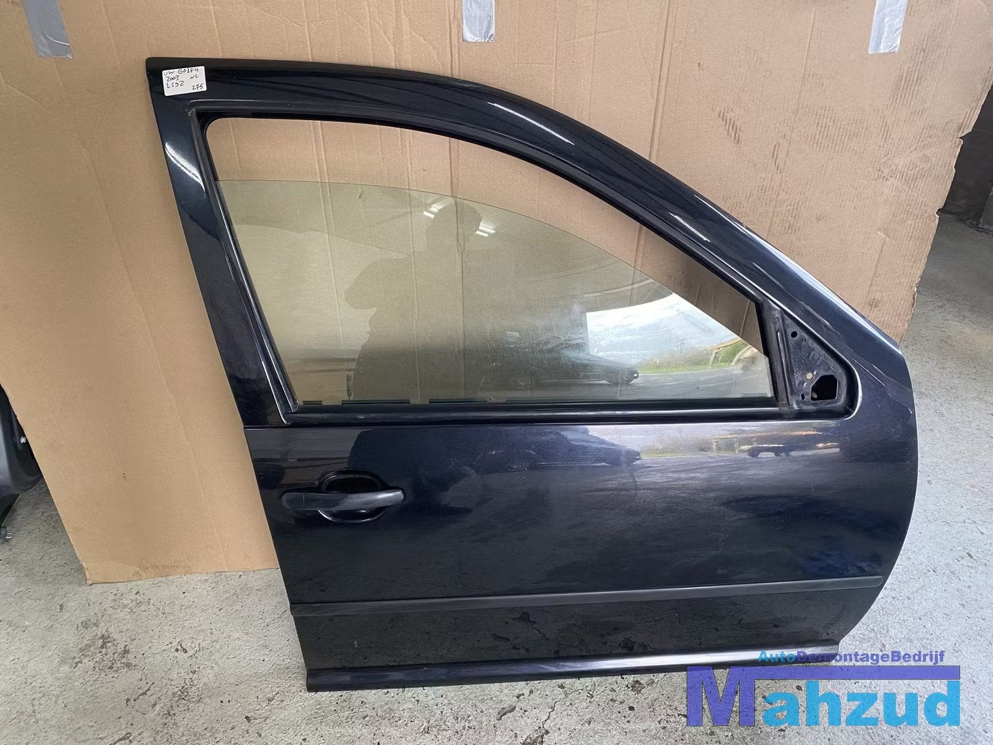 VW GOLF 4 Zwart LC9Z Rechts voor deur portier 1998-2003, Gebruikt, Volkswagen AG, Volkswagen, Deur
