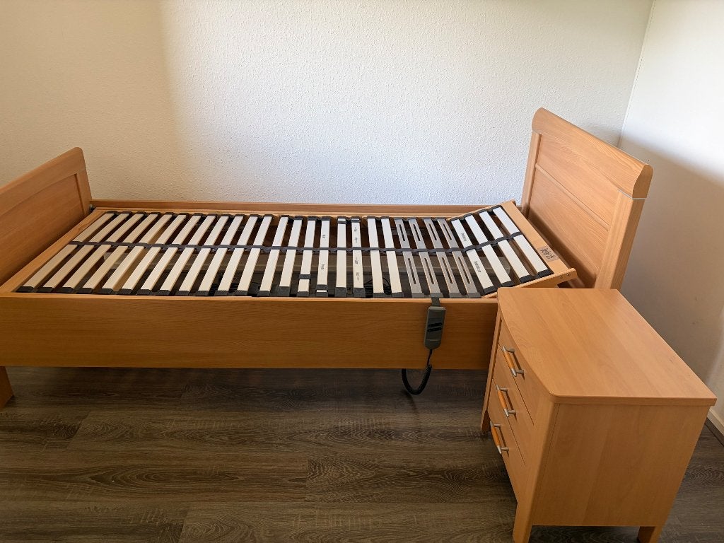 Bed elektrisch, Ophalen, 90 cm, Eenpersoons, 200 cm