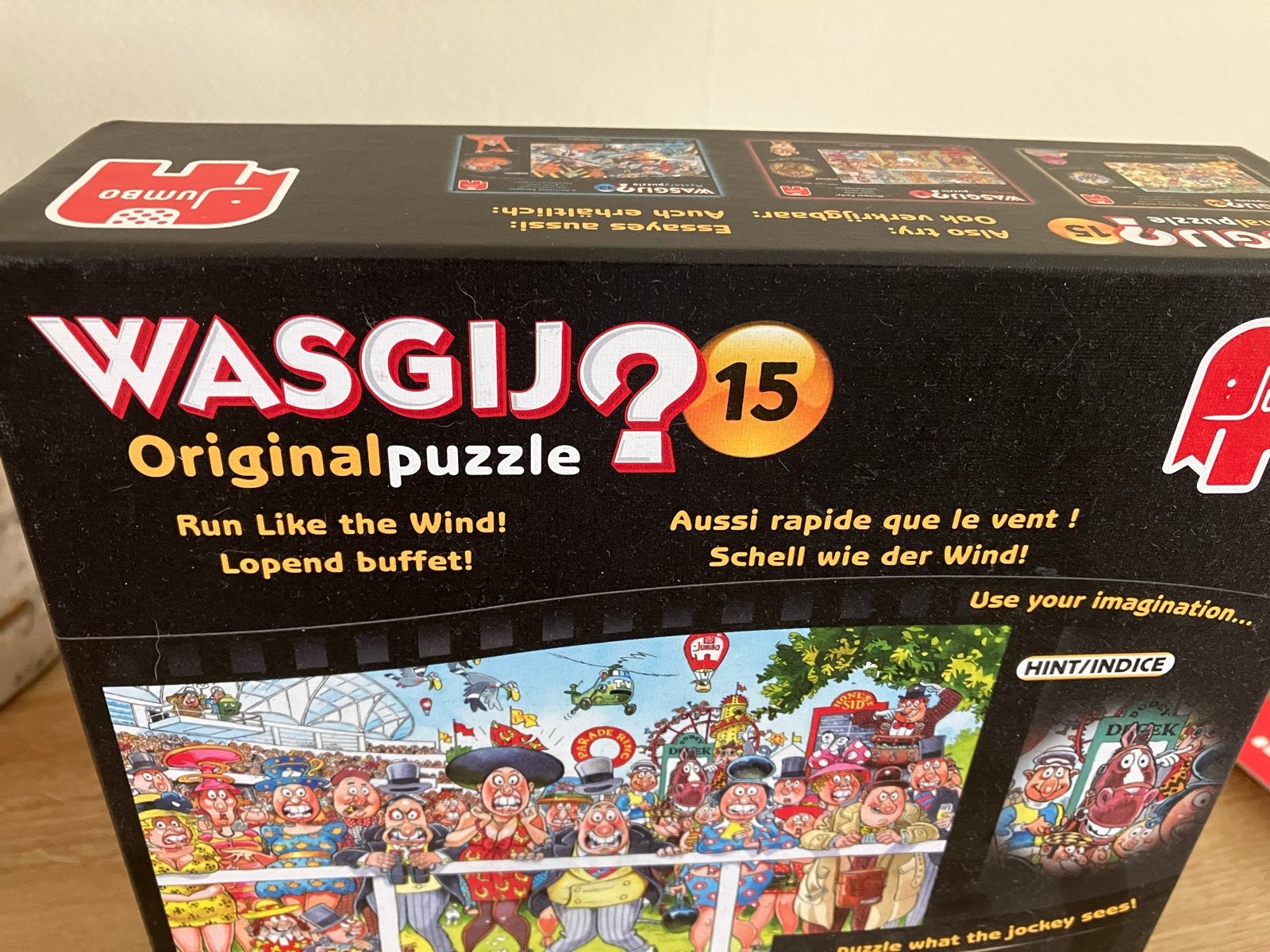 Wasgij Original 15: Run Like the Wind! 500 stukjes, Ophalen of Verzenden, 500 t/m 1500 stukjes, Zo goed als nieuw, Legpuzzel