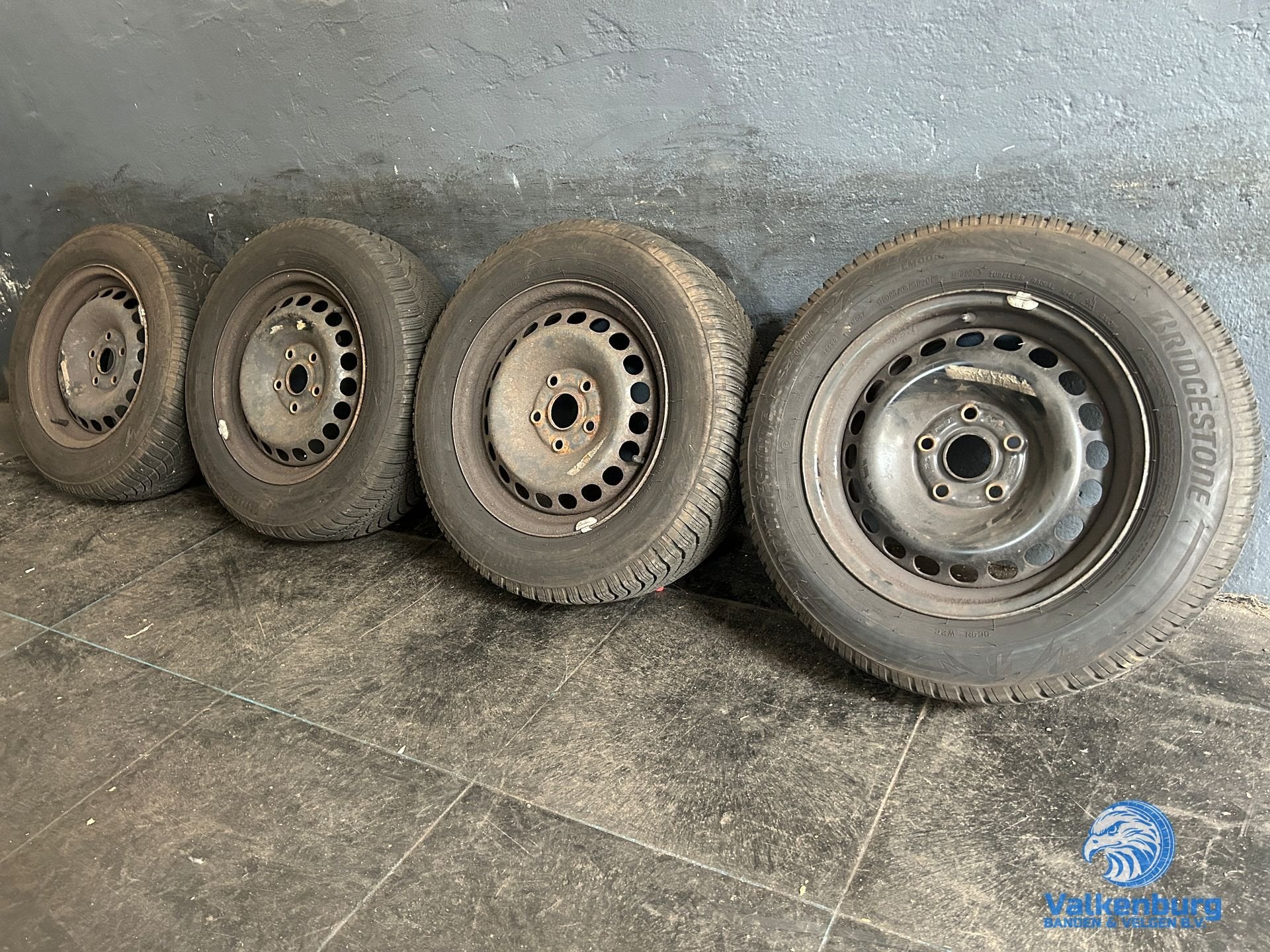 8mm! Originele VAG VW Golf Caddy Audi A3 Leon 15 inch stalen, Auto-onderdelen, Banden en Velgen, Gebruikt, 15 inch, -, -