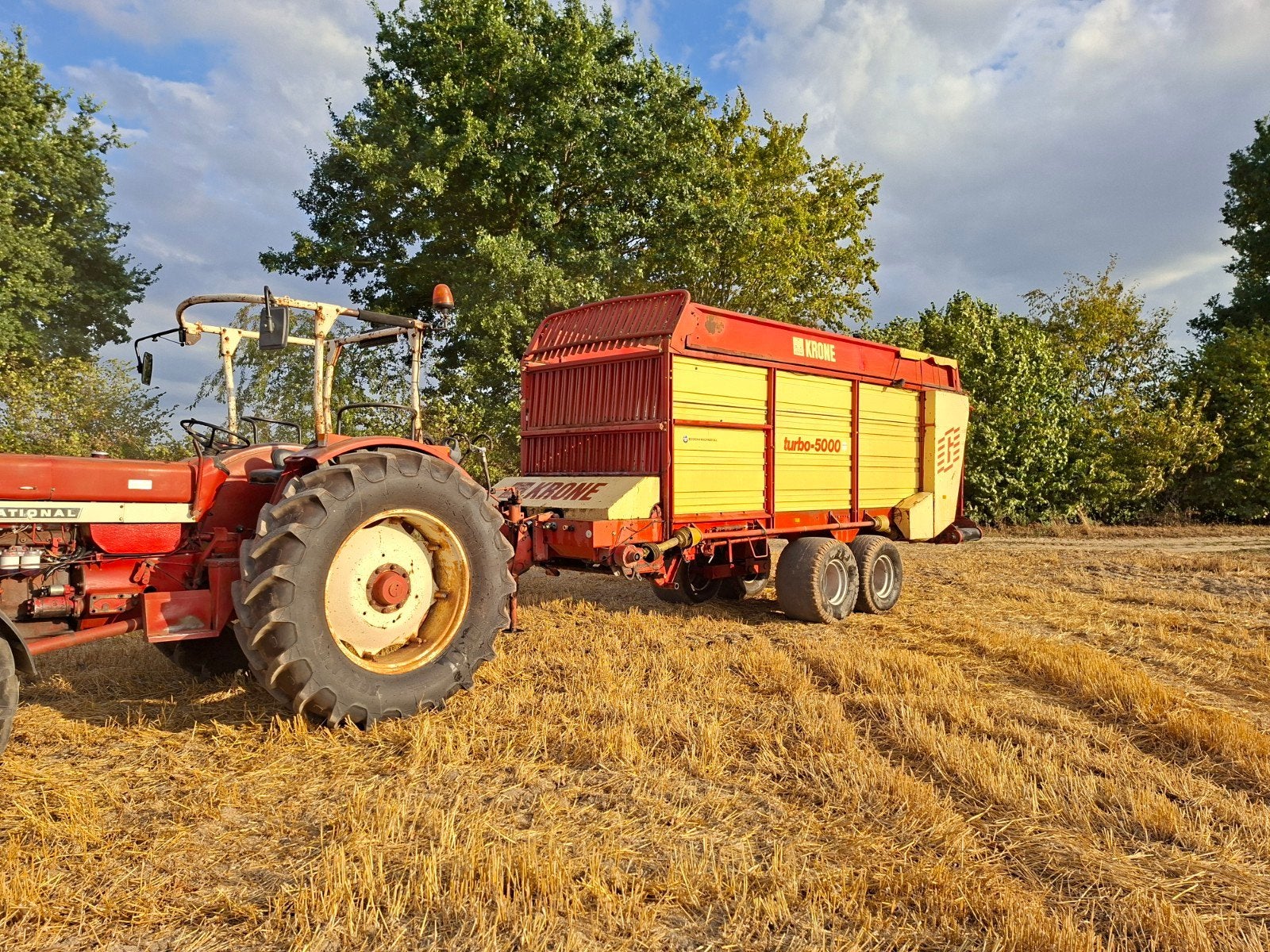 Krone silage wagen, Krone Turbo 5000, Ophalen