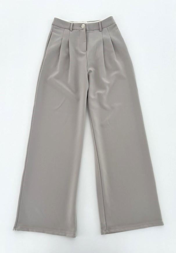 IN NIEUWSTAAT! Aimee the Label Lux 2 broek grijs plooien S, Kleding | Dames, Verzenden, Zo goed als nieuw, Maat 36 (S), Aimee the Label