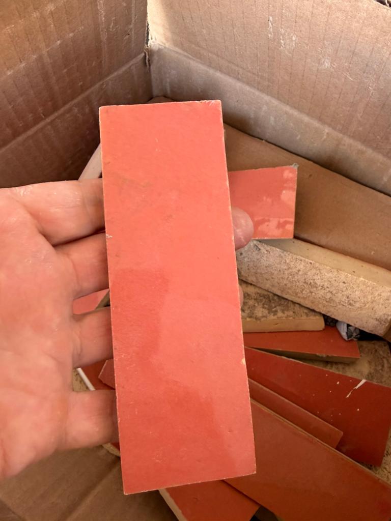 Zellige tegel 15x5 kleur 1002 - 3 dozen + rest, Ophalen, Nieuw, Minder dan 20 cm, Minder dan 5 m²