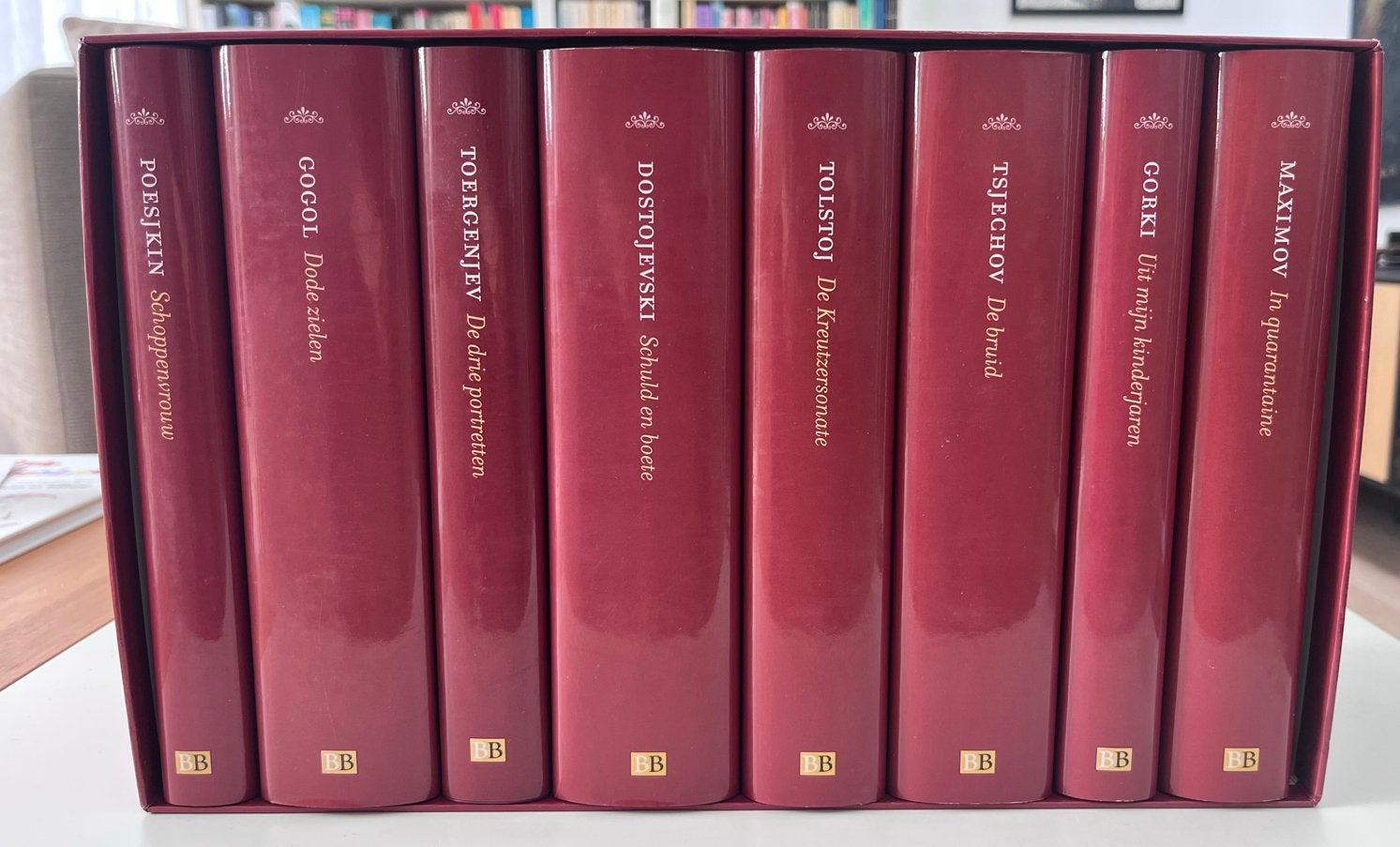 Russische Bibliotheek, 8 delen, Tolstoj, Dostojevski, Gogol, Ophalen of Verzenden, Zo goed als nieuw