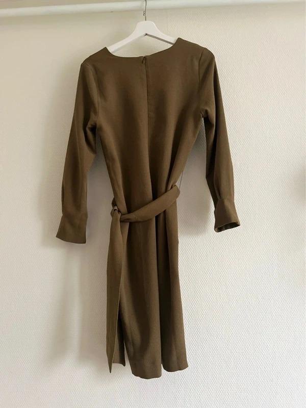 Sissy Boy Jurk met strikceintuur, Maat 38/40 (M), Bruin, Ophalen of Verzenden, Knielengte
