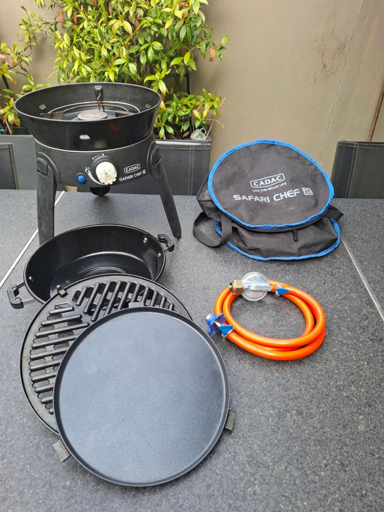 Cadac safari chef, Ophalen