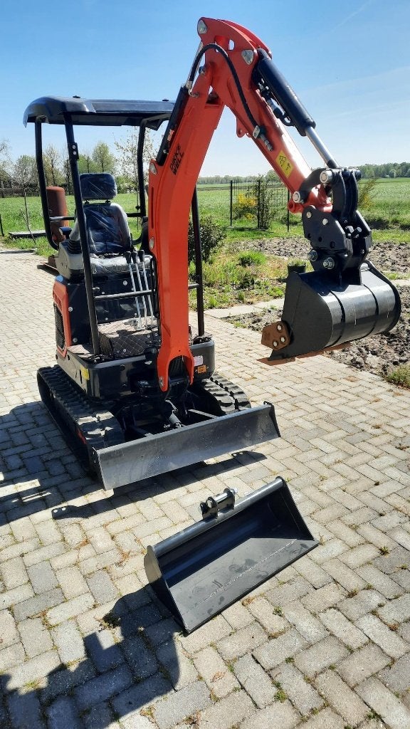 Minigraver, Ophalen, Graafmachine