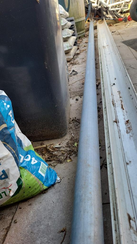 Luifelmotor met buis - Gebruikt, Ophalen of Verzenden, Gebruikt, Knikarmscherm