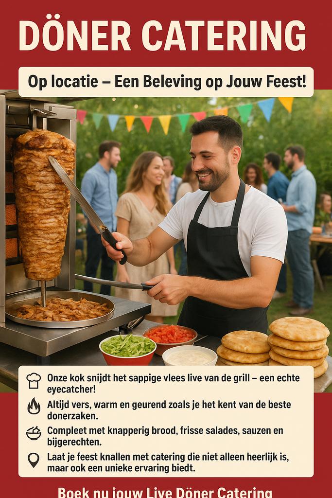 Catering op jouw locatie, Ophalen, Nieuw, Versiering, Verjaardag