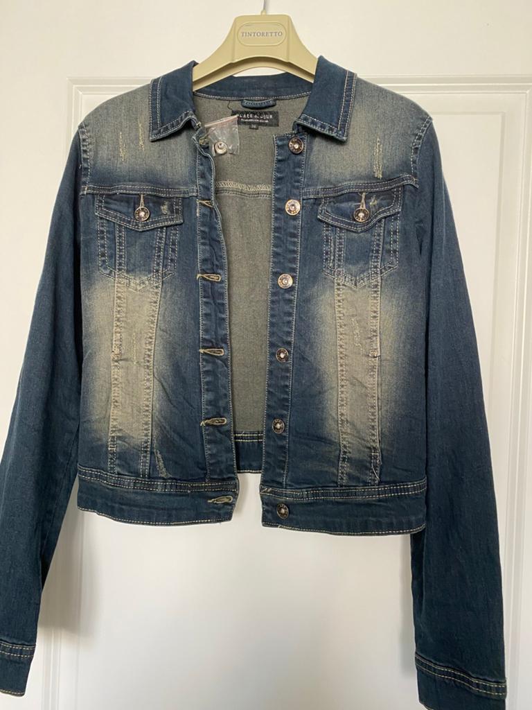 Stoer spijkerjasje 36, Kleding | Dames, Ophalen of Verzenden, Zo goed als nieuw, Maat 36 (S), Blauw
