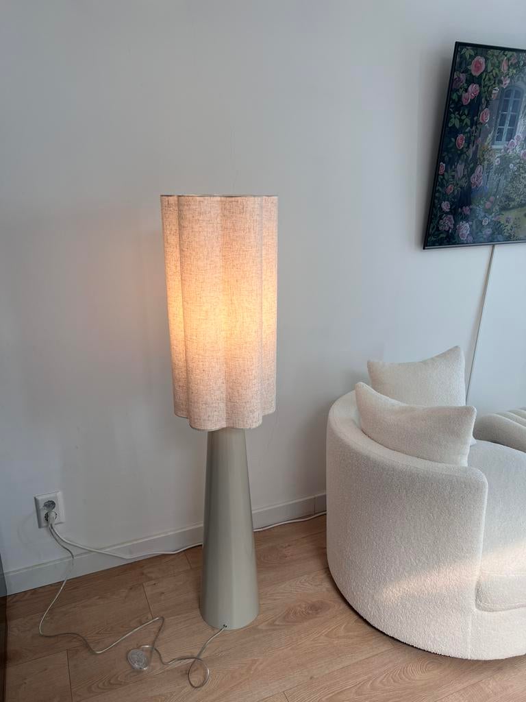 Kwantum Vloerlamp Staande Lamp 130 cm E27, Huis en Inrichting, Lampen | Vloerlampen, Ophalen, Japandi, 100 tot 150 cm, Zo goed als nieuw