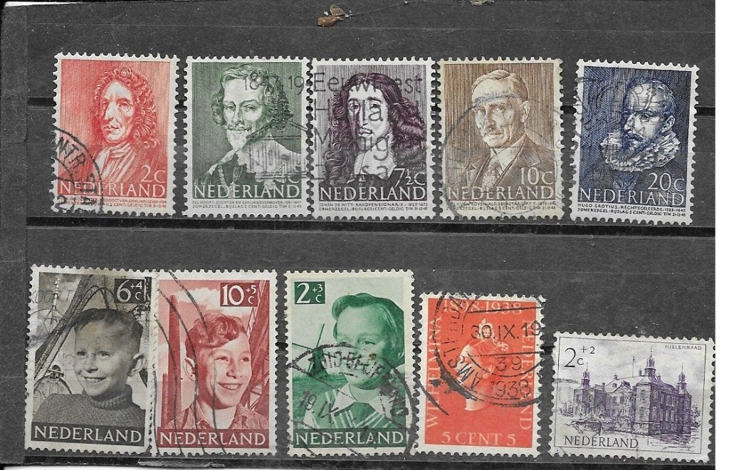 Nederland, gestempeld kavel, Postzegels en Munten, Verzenden, Na 1940, Gestempeld