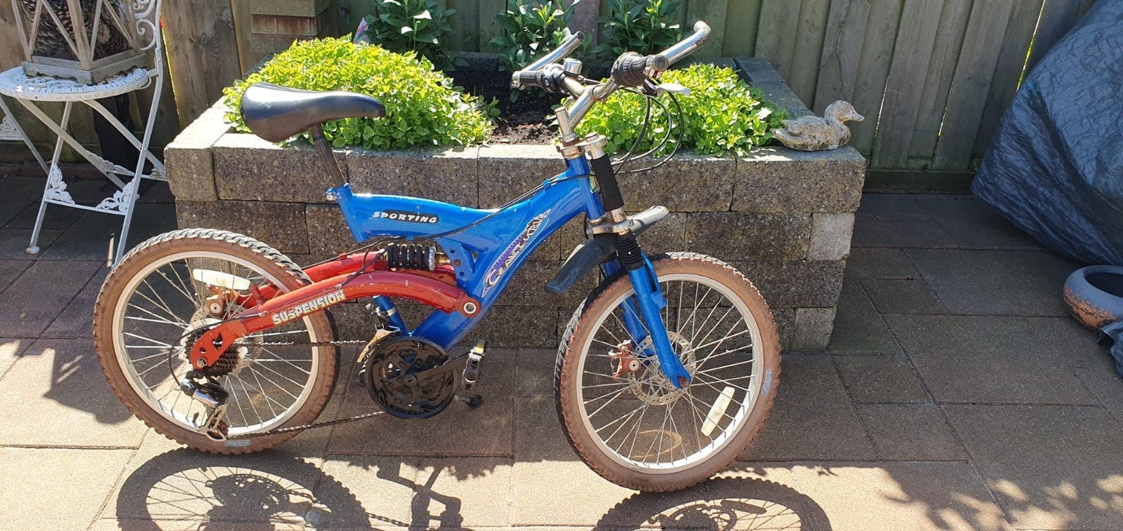 Stevige Jongens Mountainbike 20 inch, 40 cm frame., Fietsen en Brommers, Fietsen | Jongens, Ophalen, Gebruikt, Velgrem, Versnellingen