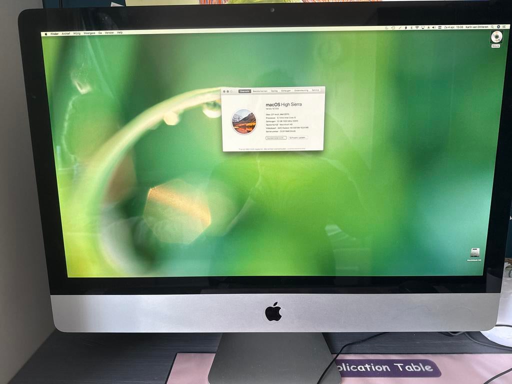 Werkende iMac 27-inch Mid 2011, Computers en Software, Apple Desktops, Ophalen, Gebruikt, IMac, 3 tot 4 Ghz