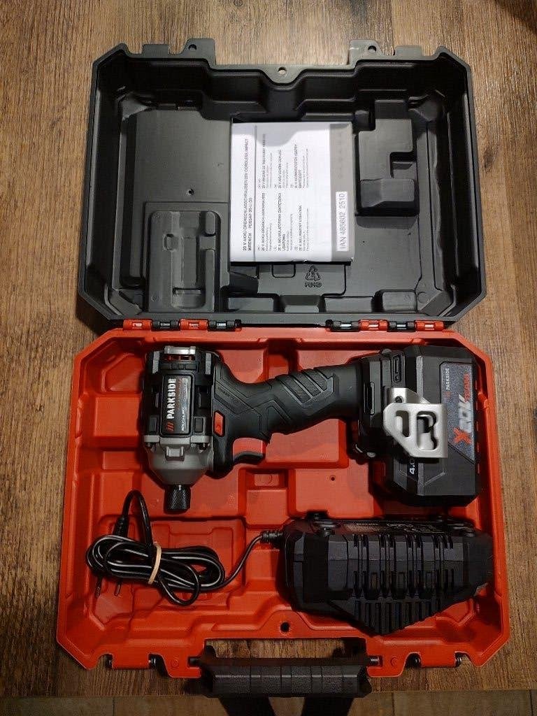 Accu-slagschroevendraaier 1/4" 20 V 4Ah.Parkside Performance, Ophalen of Verzenden, Nieuw, Boor- en Schroefmachine