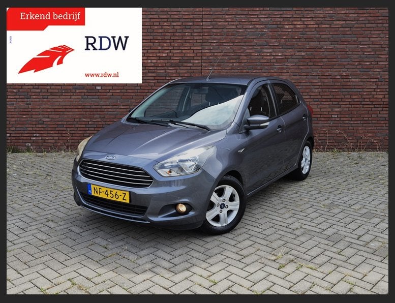 Ford Ka+ 1.2 85PK 5-DEURS 2017 Als Nieuw!, 40 €/maand, 4 cilinders, Ka, 1198 cc