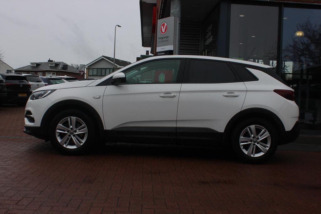 OPEL Grandland X 1.2 Turbo Aut. *Anniversary* | Trekhaak | C, Stof, Gebruikt, 1199 cc, Wit
