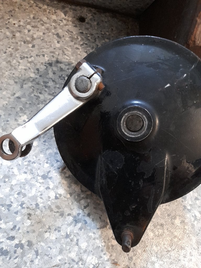 Yamaha Rd80lc, lc2 achter remtromel zie omschrijving, Fietsen en Brommers, Ophalen of Verzenden, Gebruikt, Overige typen, Yamaha