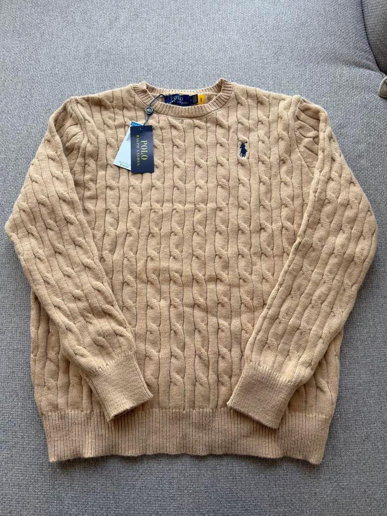 Ralp Lauren sweater knitwear, Verzenden, Nieuw, Maat 52/54 (L), Beige